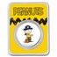 Peanuts® Charlie Brown in Pirate Costume 1 oz Colorized Silver