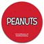 Peanuts® Charlie Brown & Snoopy Christmas 1 oz Gold Round