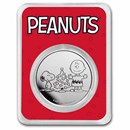 Peanuts® Charlie Brown & Snoopy Christmas 1 oz Silver in TEP