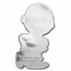 Peanuts® Colorized Charlie Brown Shaped 1 oz Silver