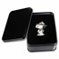 Peanuts® Colorized Snoopy Beagle Scout Leader Shaped 1 oz Silver
