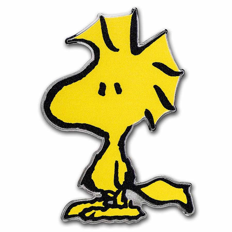 Buy Peanuts® Colorized Woodstock Shaped 1 oz Silver | APMEX