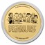 Peanuts® Great Pumpkin 55th Anniversary 1 oz Au Round w/Tin & COA