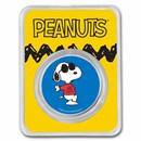 Peanuts® Joe Cool 50th Anniversary 1 oz Colorized Silver