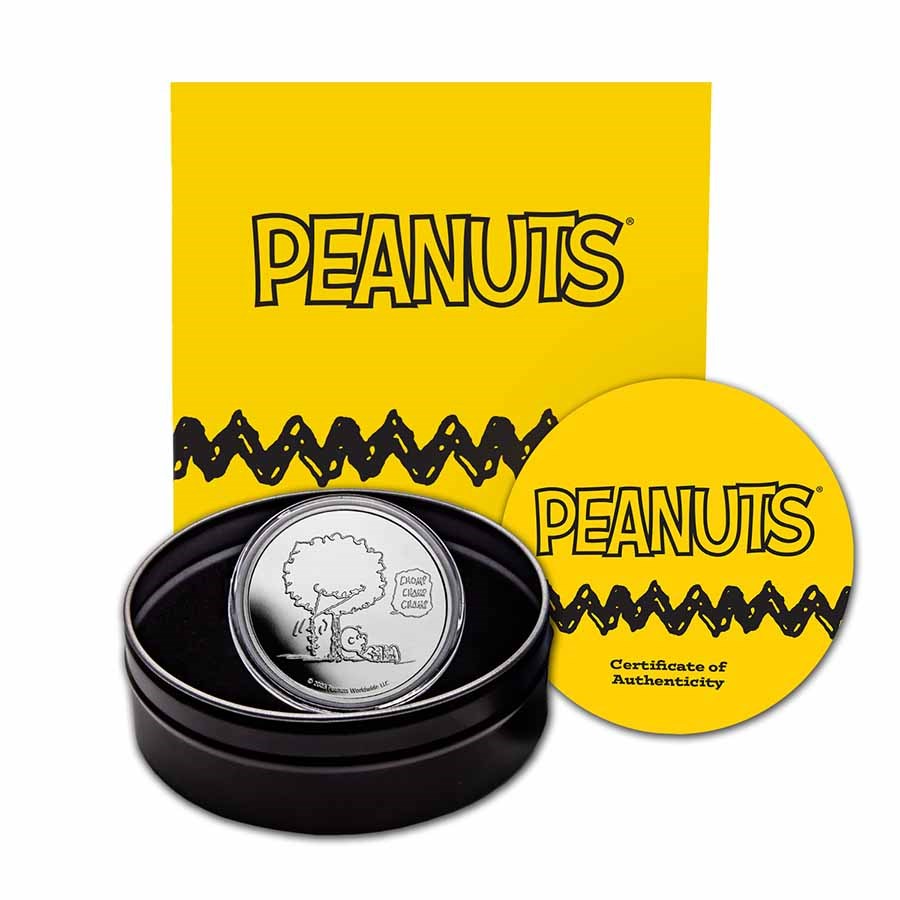 Peanuts® Kite-Eating Tree 1 oz Silver Proof
