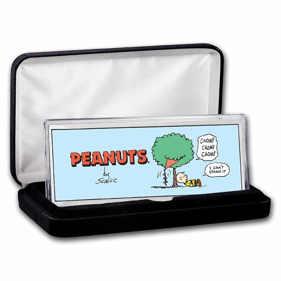 Buy Peanuts® KiteEating Tree Comic 4 oz Silver Bar APMEX