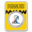 Peanuts® Linus Van Pelt 1 oz Colorized Silver Round