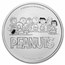 Peanuts® Lucy Pulls the Football 1 oz Silver Round