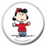 Peanuts® Lucy Van Pelt 1 oz Colorized Silver Round