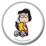 Peanuts® Marcie 1 oz Colorized Silver Round