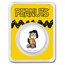 Peanuts® Marcie 1 oz Colorized Silver Round