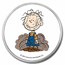 Peanuts® Pig-Pen 1 oz Colorized Silver Round in TEP