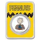 Peanuts® Pig-Pen 1 oz Colorized Silver Round in TEP