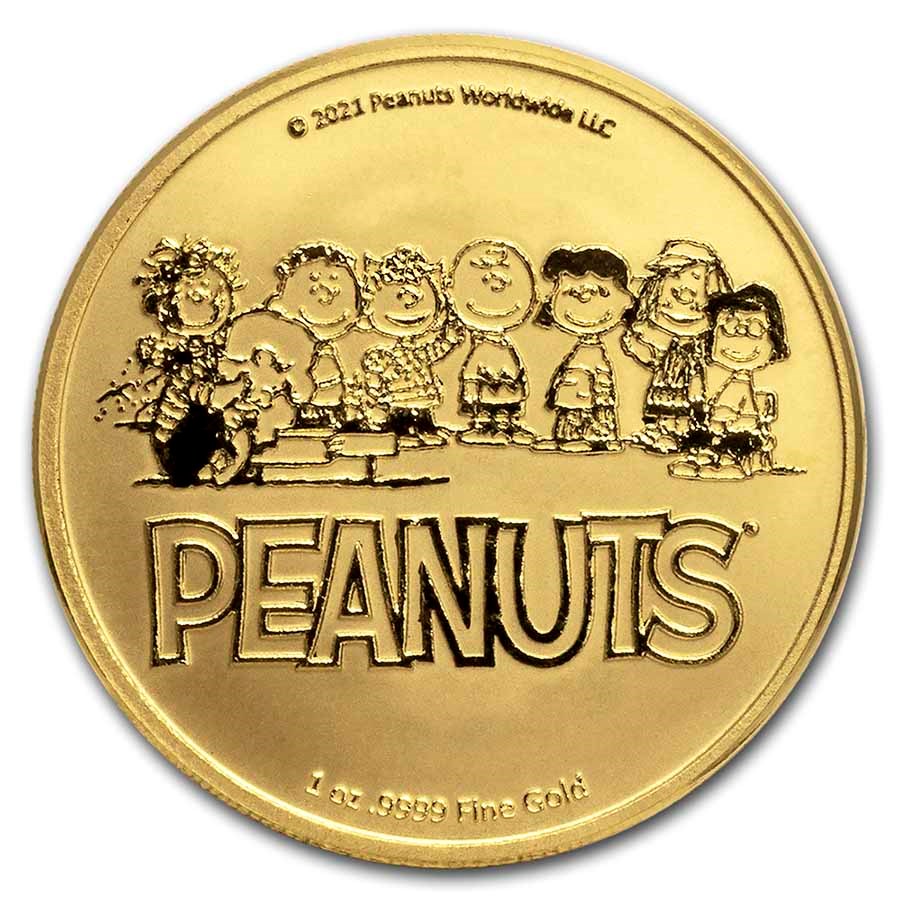 Buy Peanuts 1 oz Gold Snoopy Round in TEP | APMEX