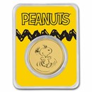 Peanuts® Snoopy 1 oz Gold Round in TEP
