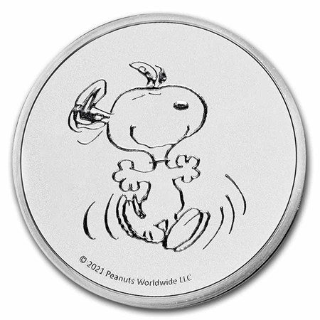 Buy Peanuts Snoopy 1 oz Silver Round | APMEX
