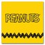 Peanuts® Snoopy and Charlie Brown Valentine 1 oz Gold Round