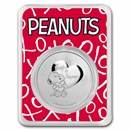 Peanuts® Snoopy Hearts Valentine's Day 1 oz Silver in TEP Peanuts® Snoopy Hearts Valentine's Day 1 oz Silver in TEP
