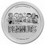 Peanuts® Snoopy Hearts Valentine's Day 1 oz Silver Round