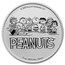 Peanuts® Snoopy Hearts Valentine's Day 1 oz Silver Round
