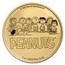 Peanuts® Snoopy Valentine's Day Cards 1 oz Gold Round
