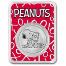 Peanuts® Snoopy Valentine's Day Cards 1 oz Silver in TEP