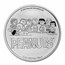 Peanuts® Snoopy Valentine's Day Cards 1 oz Silver Round