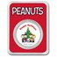 Peanuts® Snoopy, Van Pelt & Brown Christmas 1 oz Colorized Silver
