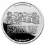 Peanuts® Snoopy & Woodstock Christmas 1 oz Ag Proof w/Tin & COA