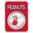 Peanuts® Snoopy & Woodstock Christmas 1 oz Colorized Silver