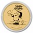 Peanuts® Snoopy & Woodstock Christmas 1 oz Gold Round w/Tin & COA