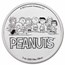 Peanuts® Snoopy & Woodstock Christmas 1 oz Silver in TEP