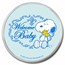 Peanuts® Welcome Baby Boy 1 oz Colorized Silver