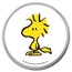 Peanuts® Woodstock 1 oz Colorized Silver Round