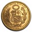 Peru Gold 50 Soles AU/BU (Random)