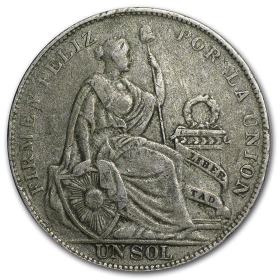 Peru Silver 1 Sol Avg Circ (Random Dates, ASW .4019) Peru Silver 1 Sol Avg Circ (Random Dates, ASW .4019)