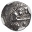 Phoenicia, Byblus Silver AR 1/16 Shekel (350-326 BC) Ch XF NGC