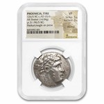 Phoenicia, Tyre Silver AR Shekel (126/5 BC-65/6 AD) VF NGC (5/3)