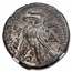 Phoenicia Tyre Silver Shekel (62/1 BC) AU NGC