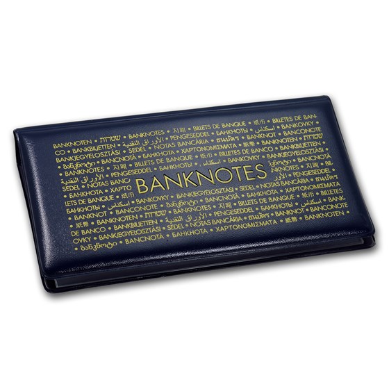 Pocket Album - For Bank Notes 7-5/8" x 4-3/8" Pocket Album - For Bank Notes 7-5/8" x 4-3/8"