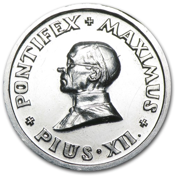 Pope Pius Xll Platinum Medal - Argor-Heraeus (APW .304 oz) Pope Pius Xll Platinum Medal - Argor-Heraeus (APW .304 oz)