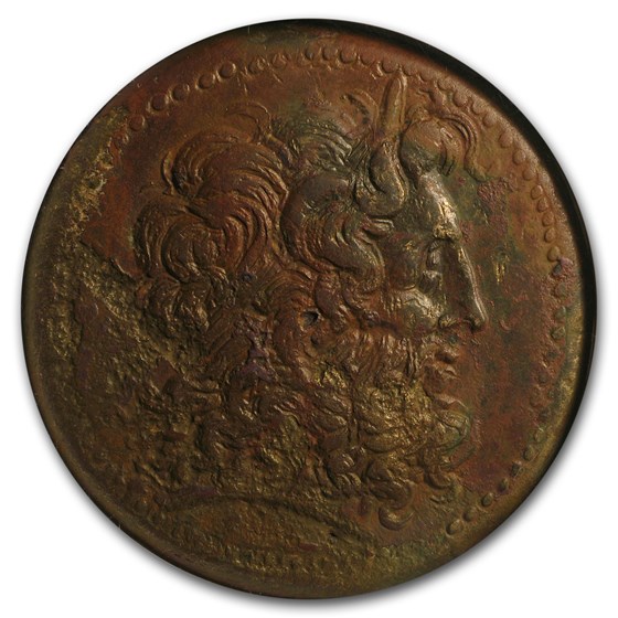 Ptolemaic Bronze AE43 King Ptolemy III (222-205/4 BC) Ch XF NGC Ptolemaic Bronze AE43 King Ptolemy III (222-205/4 BC) Ch XF NGC