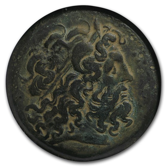 Ptolemaic Bronze King Ptolemy IV (222-205/4 BC) Ch VF NGC Ptolemaic Bronze King Ptolemy IV (222-205/4 BC) Ch VF NGC