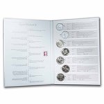 Queen Elizabeth II Royal Crown 5-Coin & Stamp Set