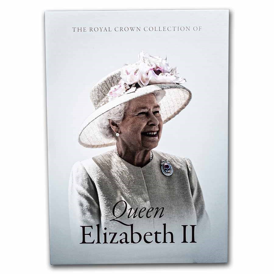 Queen Elizabeth II Royal Crown 5-Coin & Stamp Set