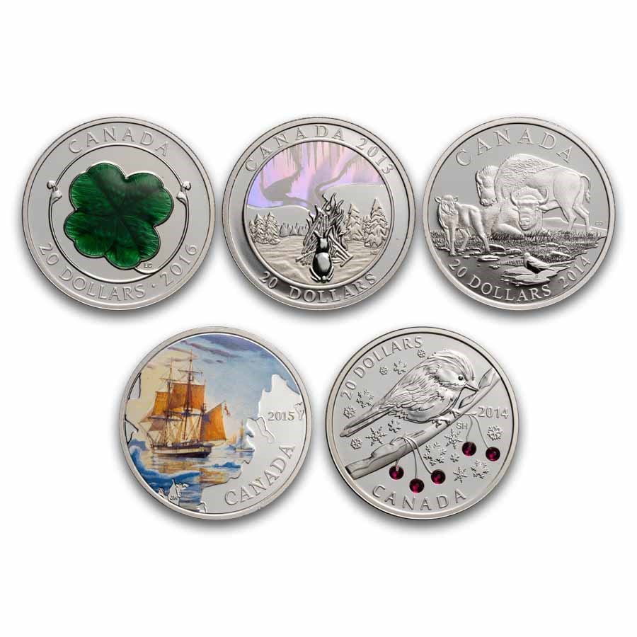 Random Canada 1 oz Silver Proof (Various Designs, Mystery Coin)