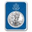 Random Year 1 oz Silver Eagle - w/Special Occasion Card, In TEP