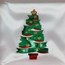 Red Velour Gift Box for Silver Rounds - Christmas Tree