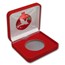 Red Velour Gift Box for Silver Rounds - Dove