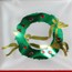 Red Velour Gift Box for Silver Rounds - Reindeer Wreath